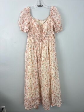 Linennaive NWT Alice 19 Floral Linen Dress